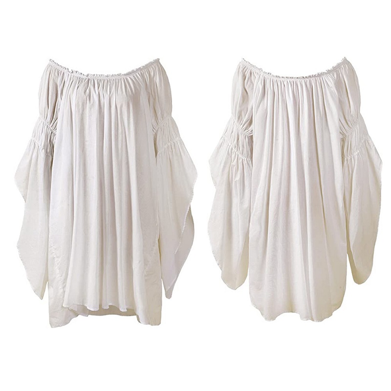 Blouse Off Shoulder - بلوزة عتيقة الطراز من عصر النهضة