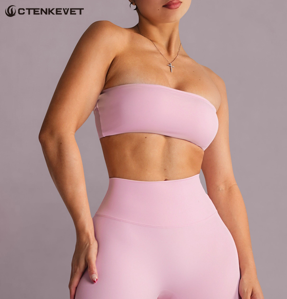 Crop Top Crochet - حمالة صدر رياضية بدون حمالات رياضة