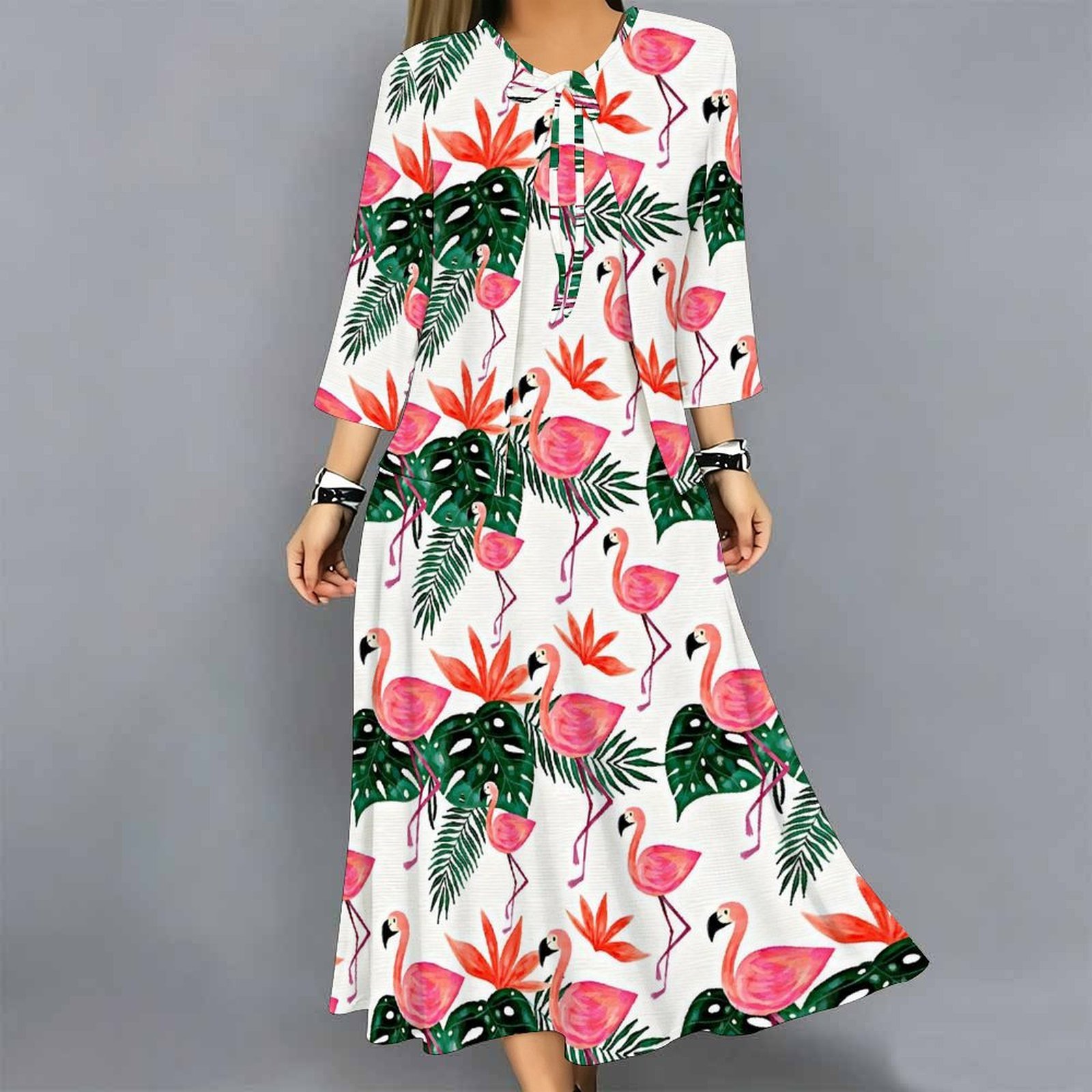 طقم فستان نسائي من قطعتين، كار - مراجعة Midi Skirt Floral وسعره