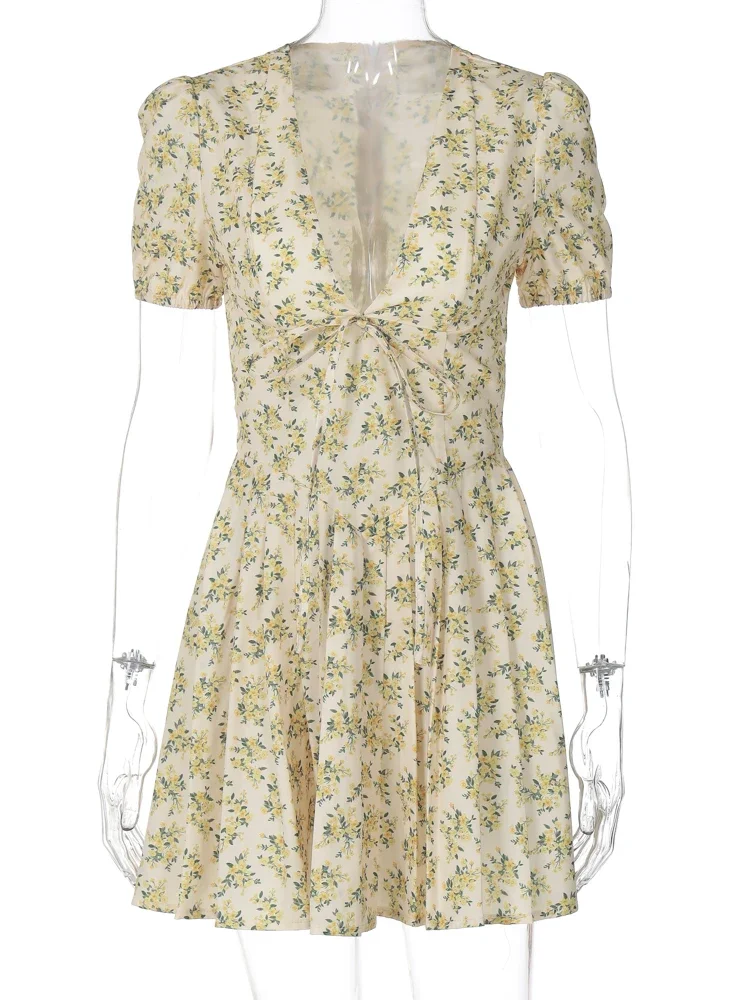 4XL فستان زهري فرنسي حجم كبير  - مراجعة Romper Floral Print وسعره