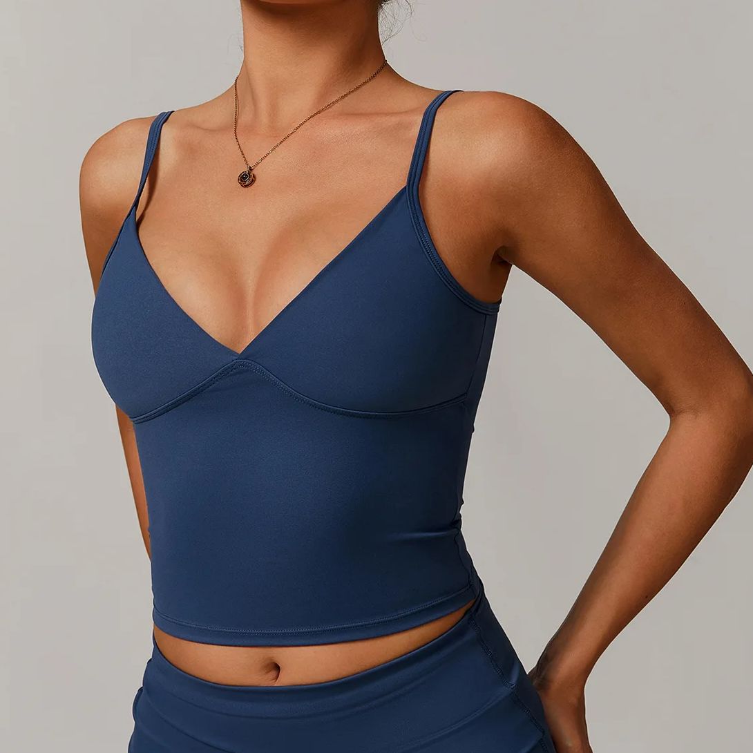 تنفس الرياضة الصدرية اللياقة ا - مراجعة Crop Top Crochet وسعره