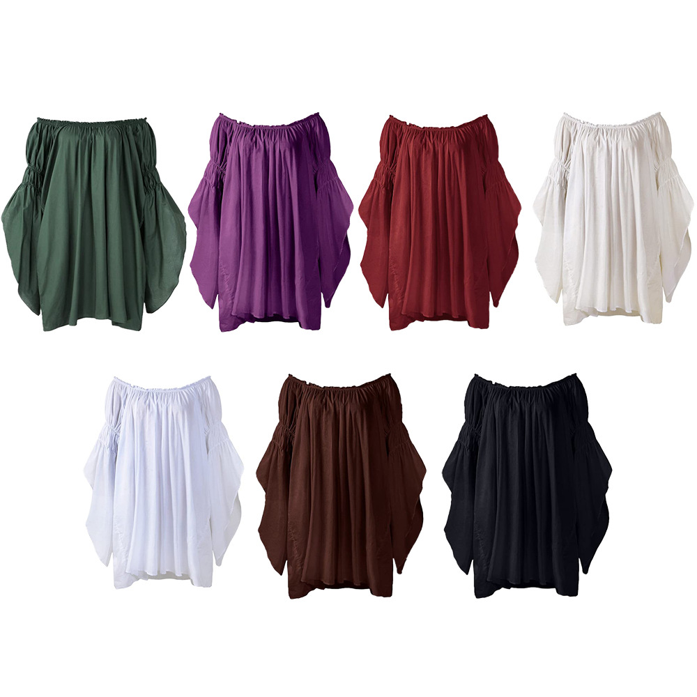 بلوزة عتيقة الطراز من عصر النه - مراجعة Blouse Off Shoulder وسعره