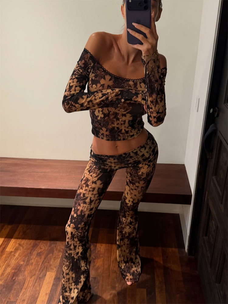 أهاغاغا ملابس نسائية مطبوعة لل - مراجعة Crop Top Crochet وسعره