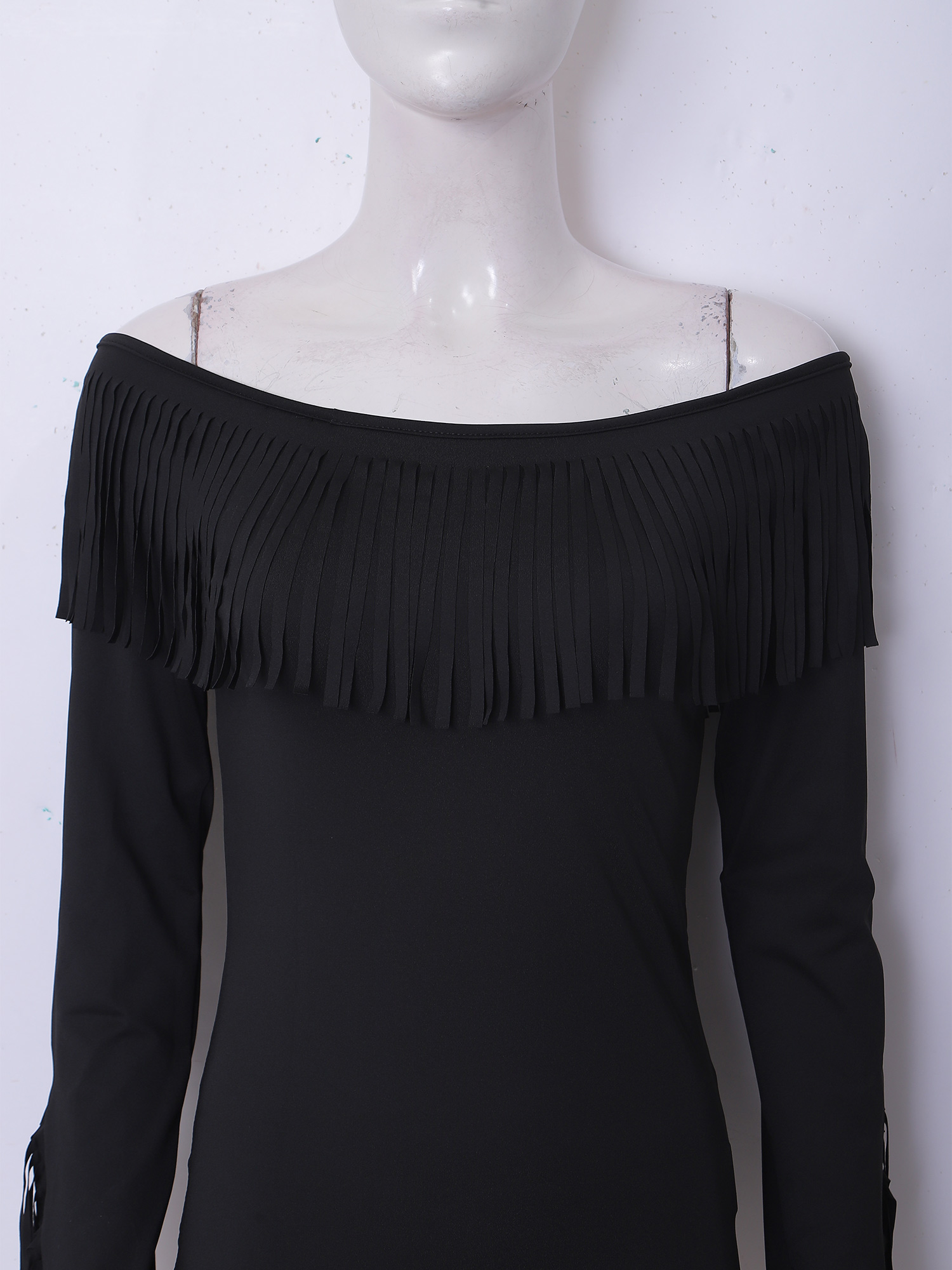 بلوزة نسائية بأكمام طويلة وتصم - مراجعة Blouse Off Shoulder وسعره