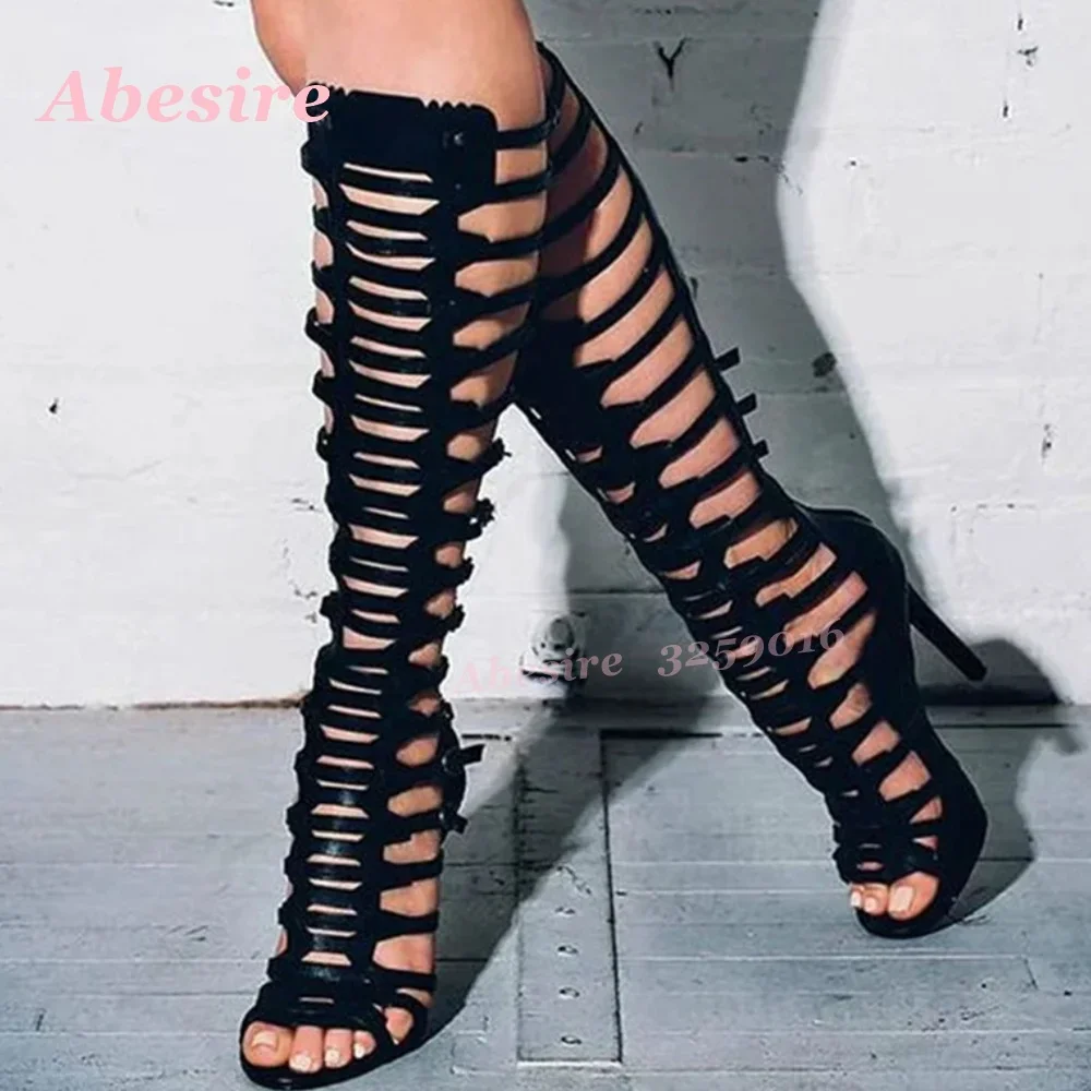 صنادل صيفية نسائية جديدة فاخرة - مراجعة Sandal Strappy Heeled وسعره