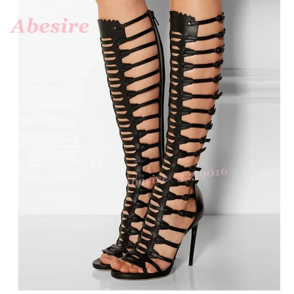 صنادل صيفية نسائية جديدة فاخرة - مراجعة Sandal Strappy Heeled وسعره