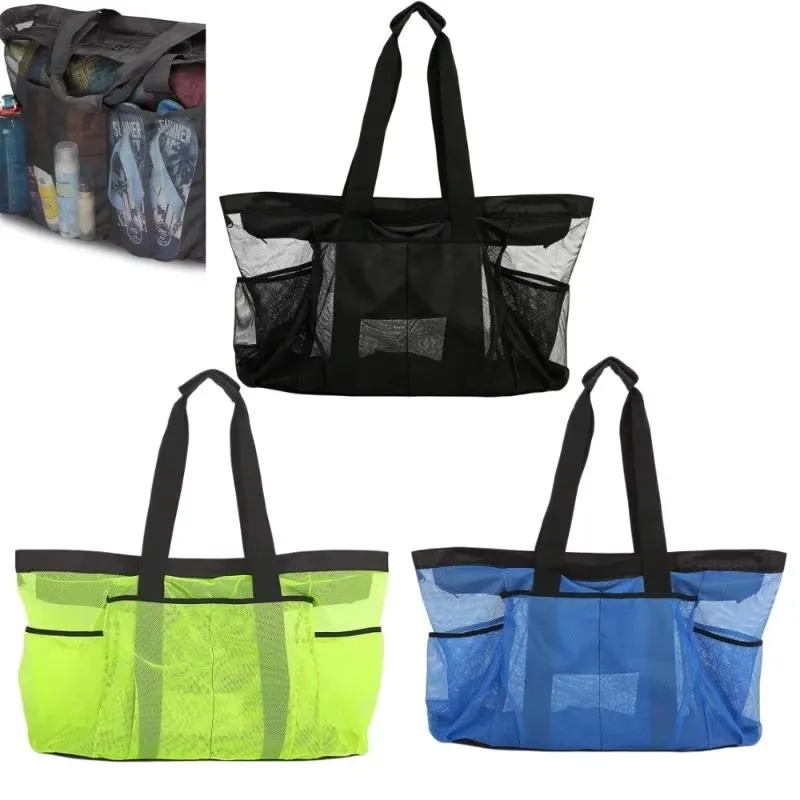 حقيبة شاطئ شبكية كبيرة الحجم،  - مراجعة Tote Bag Beach وسعره