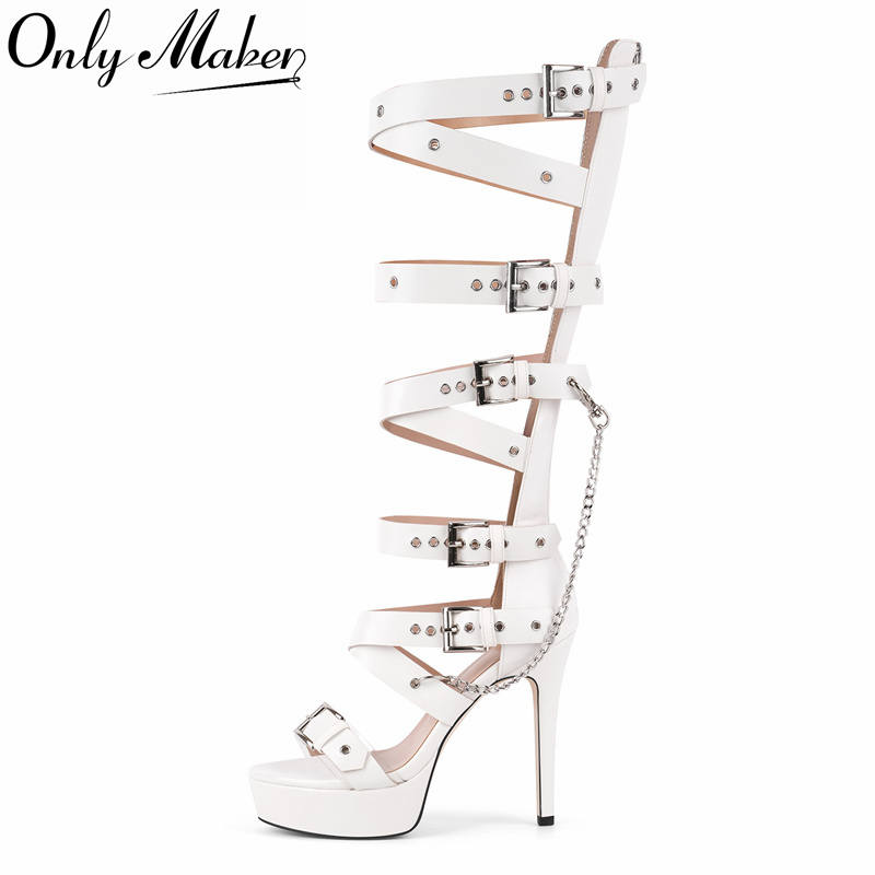صنادل أونلي ميكر بحزام رباط عا - مراجعة Sandal Strappy Heeled وسعره