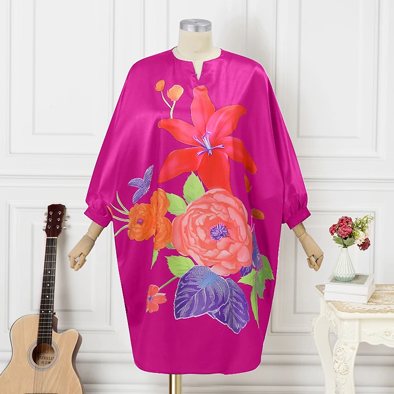 فستان صيفي نسائي مطبوع عليه زه - مراجعة Midi Skirt Floral وسعره